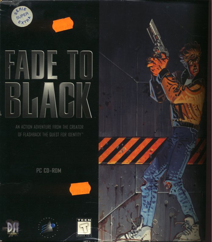 Fade To Black box art for Playstation